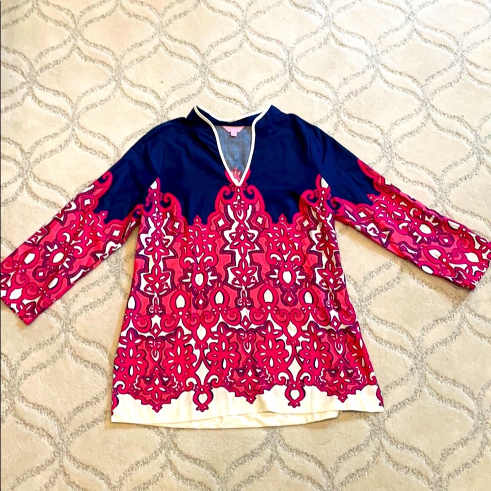 EUC Beautiful Lilly Pulitzer cotton tunic